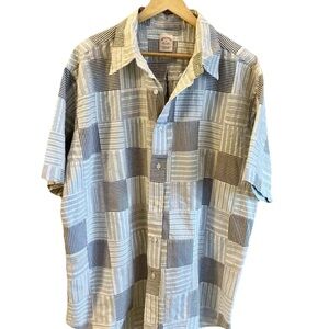 Brooks Brothers Blue and White Patterned Shirt